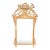 Vintage Italian LaBarge Louis XVI Style Pickled Pine Wall Mirror For Sale