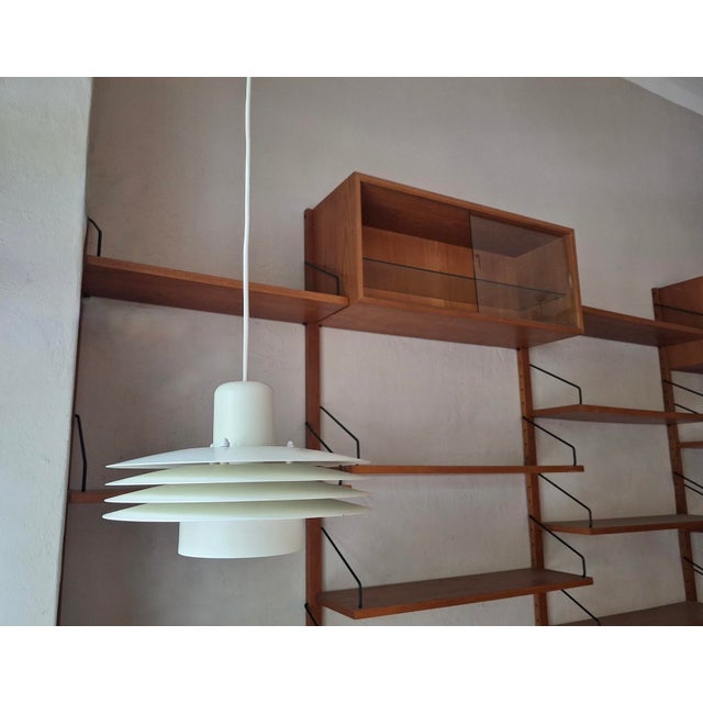 Mid-Century Modern Stepped Pendant Lamp from Horn Belysning, 1980s For Sale - Image 3 of 10