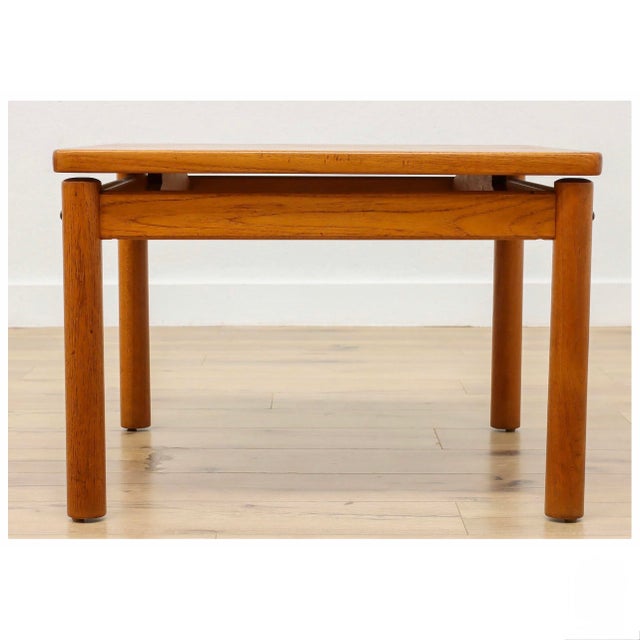Mid-Century Side Table in Teak with Floating Top from Trioh, Denmark, 1970s For Sale - Image 11 of 11