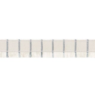 Schumacher Frances Silk Fringe in Mineral For Sale