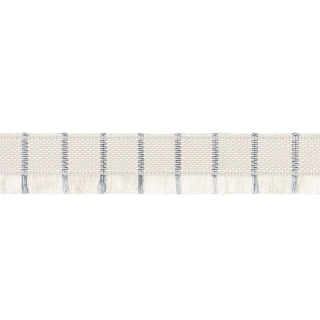 Schumacher Frances Silk Fringe in Mineral For Sale