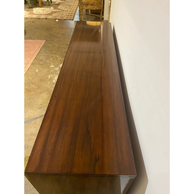 Mastercraft Postmodern Mastercraft Triple Dresser With Ebony Inlay For Sale - Image 4 of 9