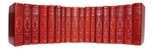 Late 19th Century Leather Volumes, French Age of Enlightenment & Drama - 18 Books