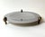 Gold Large Art Glass Centerpiece Bowl with Brass Stand, 2000 For Sale - Image 8 of 18