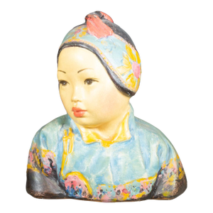 Esther Hunt "Jonquil" Chalkware Bust c.1917