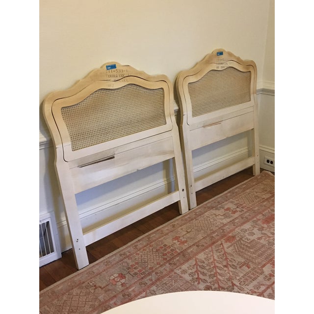 Drexel Heritage French Provincial Cane Twin Headboards a Pair Chairish