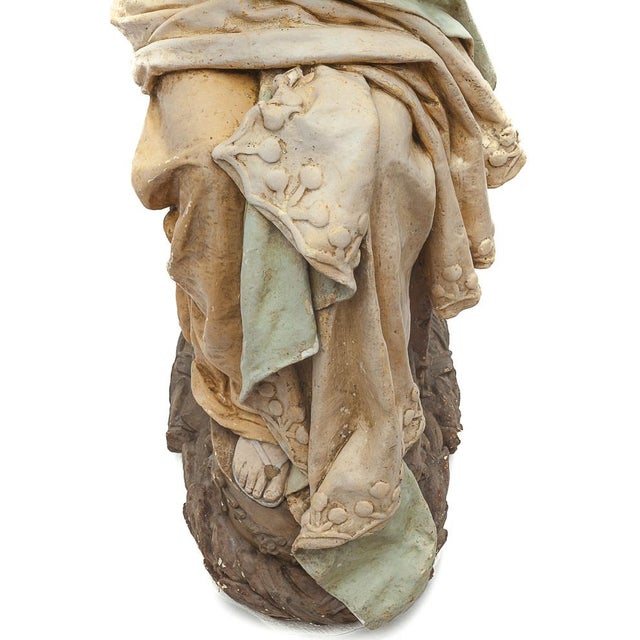 Adelaïde Maeterlinck-Lefebvre, Virgin and Child, 1890s, Plaster For Sale - Image 15 of 18