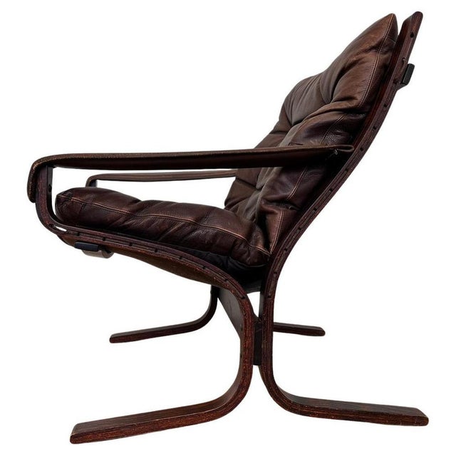 Mid-Century Siesta Lounge Chair attributed to Ingmar Relling for Westnofa, Norway, 1970s For Sale - Image 9 of 9