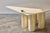 Cassina Il Colonnato Dining Table in Travertine by Mario Bellini for Cassina, 1977 For Sale - Image 4 of 10