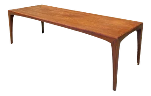 Johannes Andersen for Cfc Silkeborg Style Book-Matched Rosewood Coffee Table
