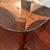 1990s 1990s Modern Glass Top Side Table With Sculptural Walnut Base For Sale - Image 5 of 12