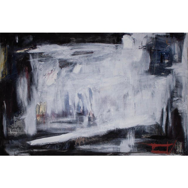 Contemporary "Cherophobia" Original Abstract Painting by Brian Jerome For Sale - Image 3 of 3