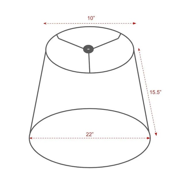 Bunny Williams Home Bunny Williams Home Paper Lampshade, Extra Large For Sale - Image 4 of 4