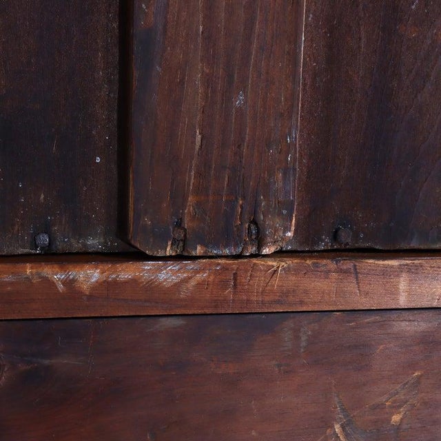 Renaissance Revival Carved Walnut & Burl Barrel Roll Top Secretary C1890 For Sale - Image 18 of 18