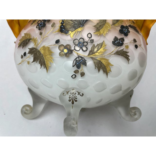 Opaline Enamelled Glass Bowl For Sale - Image 4 of 13