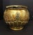 English Circa 1860-80 English Circular Repousse Brass Jardiniere For Sale - Image 3 of 7
