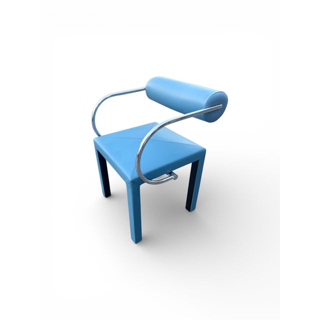 Paolo Piva (born 1950) for B&B Italia, chair / lounge chair, model 'Arcadia', tubular steel, chrome-plated, plastic,...