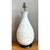 White Vintage Mid-Century Modern White Ceramic Table Lamp For Sale - Image 8 of 12