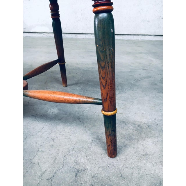 Amsterdam School Painted Side Table, Netherlands, 1920s For Sale - Image 3 of 18