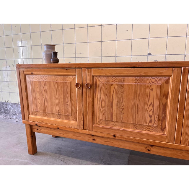 Scandinavian Buffet in Pine, 1960s For Sale - Image 12 of 14