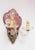 Large Venetian-Style Mirror and Glass Wall Sconce, 1950s For Sale - Image 9 of 12