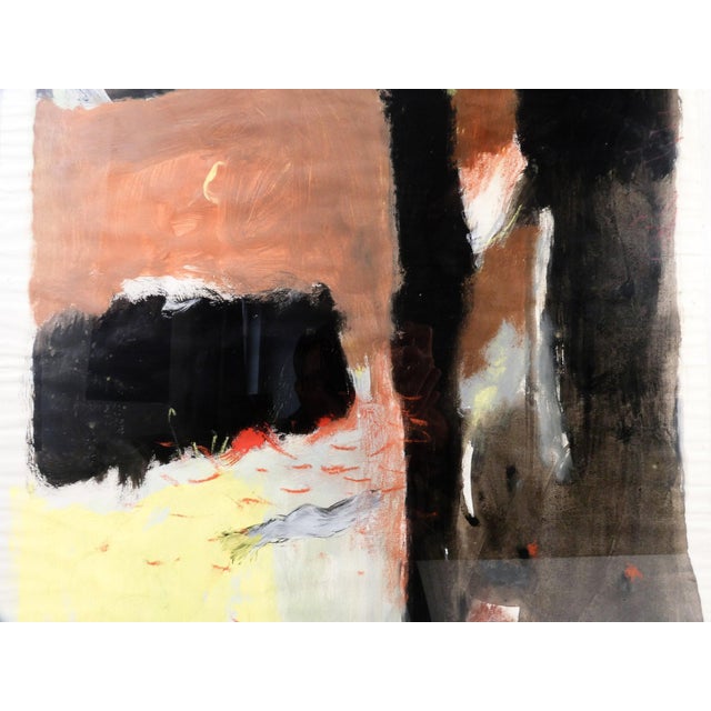 Adriano Parisot, Abstract Composition, 1985, Oil on Paper For Sale - Image 10 of 14
