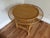 Mid 20th Century McGuire Bamboo Rattan Raffia Round Occasional Center Table With Glass Top For Sale - Image 5 of 11