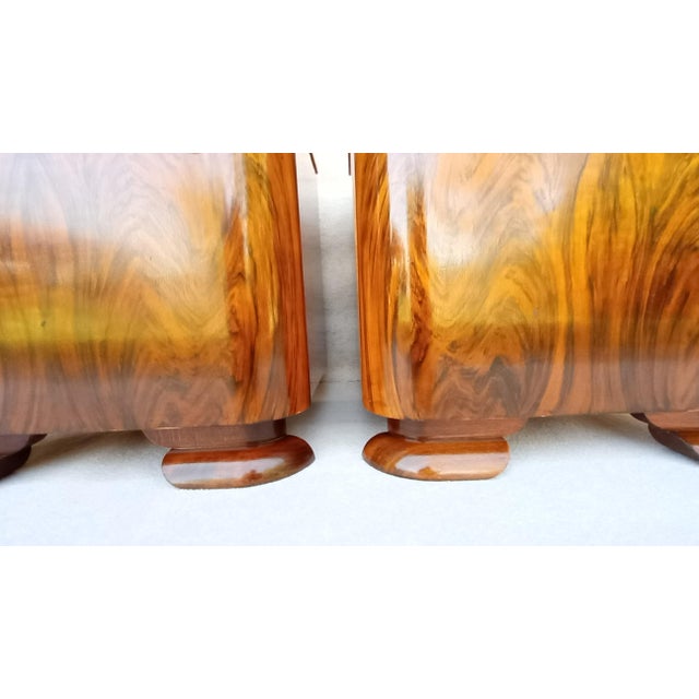 Bedside Tables by Jindřich Halabala for Up Závody, 1950s, Set of 2 For Sale - Image 6 of 18