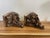 Mid-Century Modern Vintage Pair of Hand Carved Wooden Wall Self or Corbel For Sale - Image 3 of 8