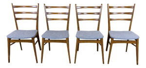 Vintage Danish Chairs, 1960s, Set of 4