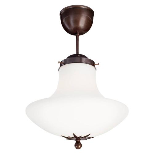 Opal Glass Stoby Ceiling Lamp from Konsthantverk For Sale - Image 6 of 6