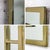 Late 20th Century Modern Large Rectangular Wall Mirror W/Brass Windowpane Frame For Sale - Image 13 of 18