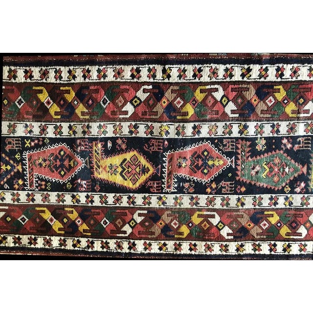 Antique Persian Shahsavan Runner For Sale In Los Angeles - Image 6 of 10