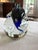 Transparent Classic Artisan Heavy Bubble Glass Dolphin Paperweight For Sale - Image 8 of 11
