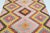 Diamond Designed Turkish Kilim Flatweave Rug For Sale - Image 6 of 13