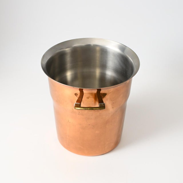 Metal Swiss Copper Wine Cooler by Spring Culinox, 1970s For Sale - Image 7 of 14