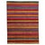 Indian Modern Sari Silk Ikat 9x12 Vibrant Multicolor Handmade Area Rug #9902755