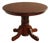 Late 20th Century Hunt Country Furniture Round Top Cherry Dining Table For Sale