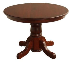 Late 20th Century Hunt Country Furniture Round Top Cherry Dining Table