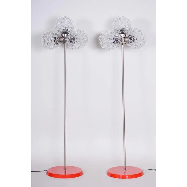 1960s Mid-Century Czech Floor Lamps by Kamenický Šenov, 1960s, Set of 2 For Sale - Image 5 of 9