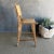 Indoor Outdoor Solid Teak Wood Counter Height Stool For Sale - Image 4 of 11
