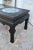 Wood Coffee Table Painted Black Lacquer Chinese Cloisonne Enamel Panels 36" For Sale - Image 12 of 12