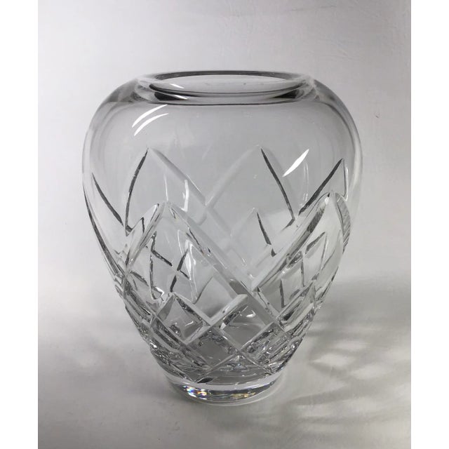 1990’s Cut Glass Small Urn Vase For Sale - Image 13 of 13