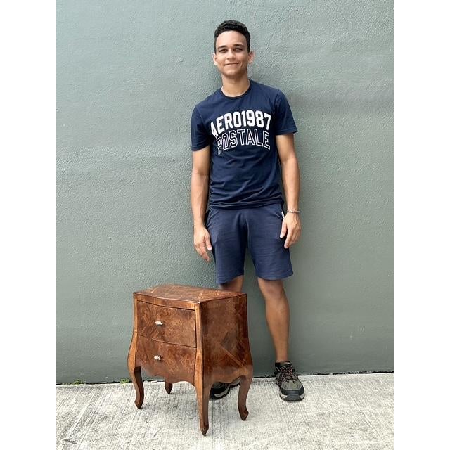 Vintage Italian Trellis Burl Petite Commode For Sale - Image 10 of 11