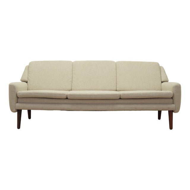 Danish Cream Sofa, 1970s For Sale