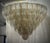 Murano Art Glass Round Gold and Transparent Chandelier, 2000 For Sale - Image 7 of 8