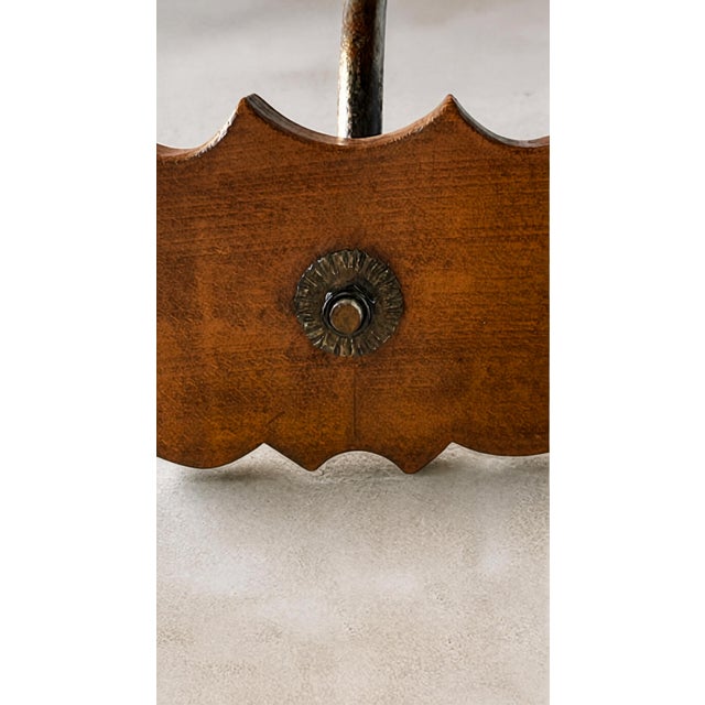 Wood 19th Century Spanish Trestle Dining Table For Sale - Image 7 of 8