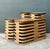 Vintage Stacked Rattan Side Tables After Frankl - A Pair For Sale - Image 12 of 12