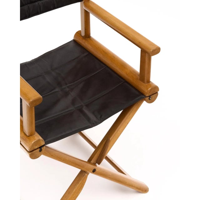 French Vintage Leather Folding Chairs | Chairish