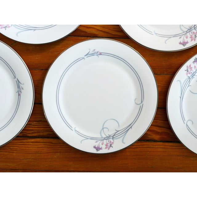 Vintage Royal Doulton Allegro H5109 Salad Plates, Set of 8 For Sale In New York - Image 6 of 8